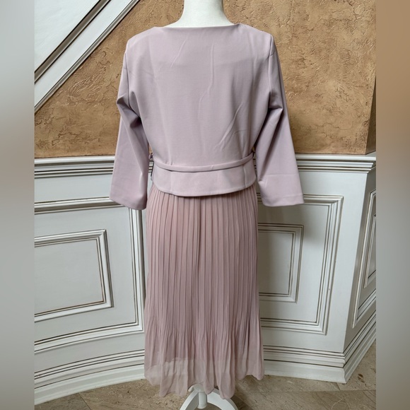 LUXE Seraphine Blush Pink Formal Maternity Nursing Dress US 8 - Picture 6 of 7
